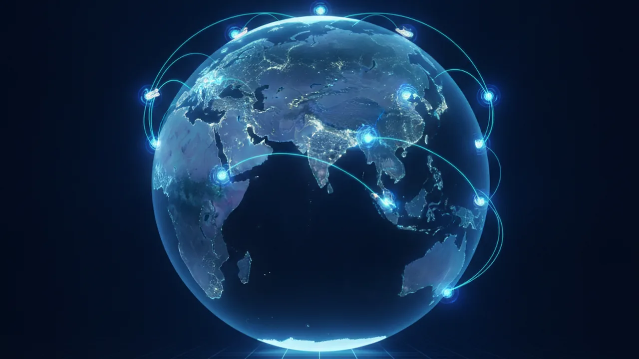 Trade routes linking Shenzhen and Hong Kong to the world